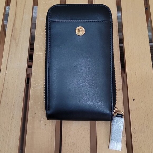 Versace Calfskin La Medusa Zip Around Lanyard Pouch - Picture 10 of 13